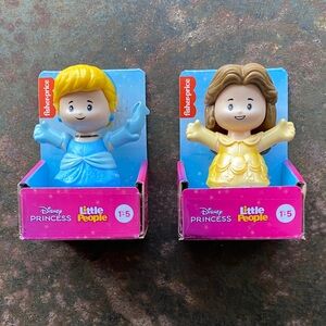 Fisher-Price Disney Princess Little People- Cinderella & Belle Single Characters